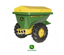 Traktoriaus priekaba sėjamoji - smėlio barstytuvas | John Deere | Rolly Toys 125111
